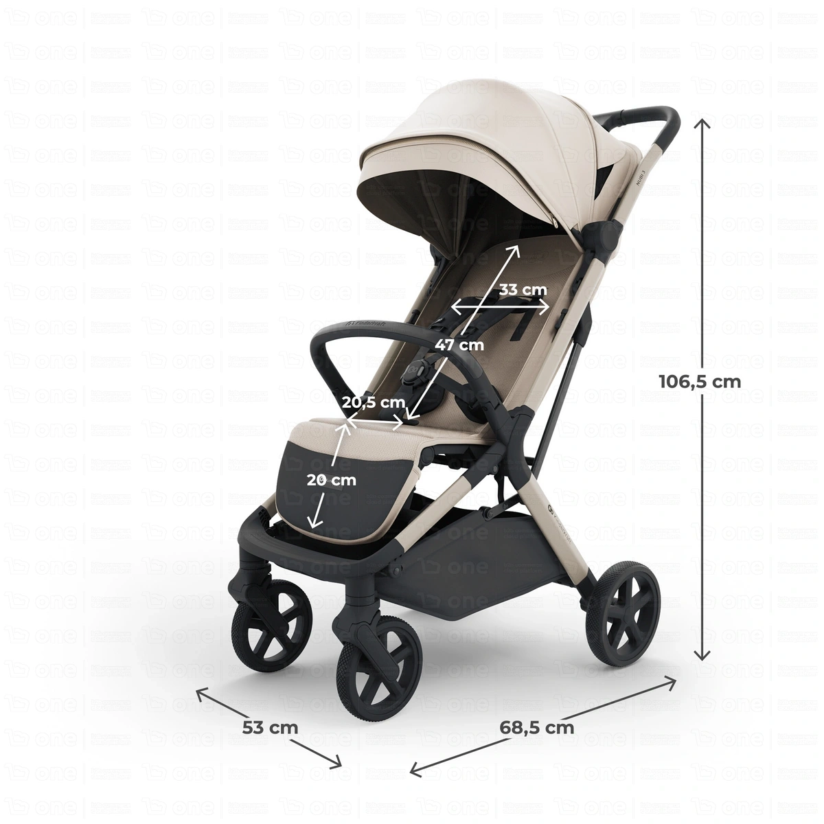 Kinderkraft silla paseo Nubi 3